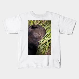 Sleeping Wolf Pup Kids T-Shirt